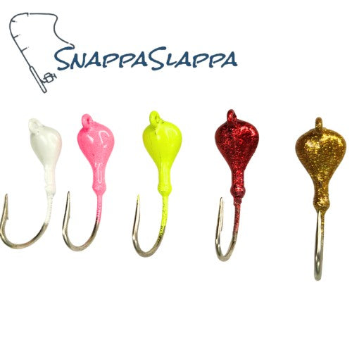 SnappaSlappa Sparkie Jigs - Custom Snapper Sparkie Style Jig heads