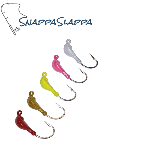 SnappaSlappa Jigs - Custom Snapper Jigheads 10pack